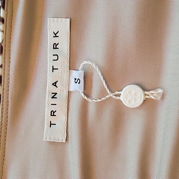 NWOT Trina Turk silk wrap dress small - Picture 5 of 6